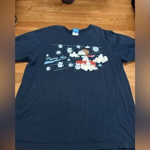 Y2K Snoopy Peanuts Flying Ace Tshirt